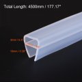 Uxcell Frameless Glass Shower Door Sweep 177 17 For 3 8 10mm U-type Seal Strip