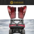 Dasbecan Utv Ranger Led Tail Lights For Polaris 1000 Xp Crew 2018 2019 2020 2022 Rear Brake Stop Running Lamps Pair Red