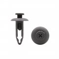 20pcs 8mm Car Auto Card Buckle Hole Trim Boot Rivet Clip Fasteners Gray 