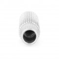 Qiilu 4pcs Door Bolt Lock Pin Switch Knob Button Cover Cap Fit For Mercedes Benz A B E Cla Gla Glc Glk Class Silver