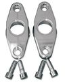 Smooth Swingarm Pivot Blocks For Fxr 84-94 And 99-00 Chrome Plated Cnc Machined T6 Billet Aluminum With Mounting Hardware 