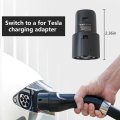 1772 Charger Adapter For Tes-la Model 3 Y X S Unlock Sae J1772 Stations 80 Amp 240v