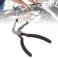 Electrical Disconnect Pliers 60 Degree Bend Anti Slip Handle Metal Construction Fuel Line Plier For Automotive