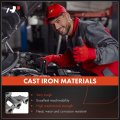 A-premium Right Side Exhaust Manifold With Inlet And Outlet Gasket Compatible Ford F-150 2011-2016 Transit-150 250 350 15-22