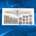 30pcs Set Taps Dies Spanner Kit Screw Threading Hand Tools For Machine Manufacturing