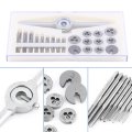 30pcs Set Taps Dies Spanner Kit Screw Threading Hand Tools For Machine Manufacturing