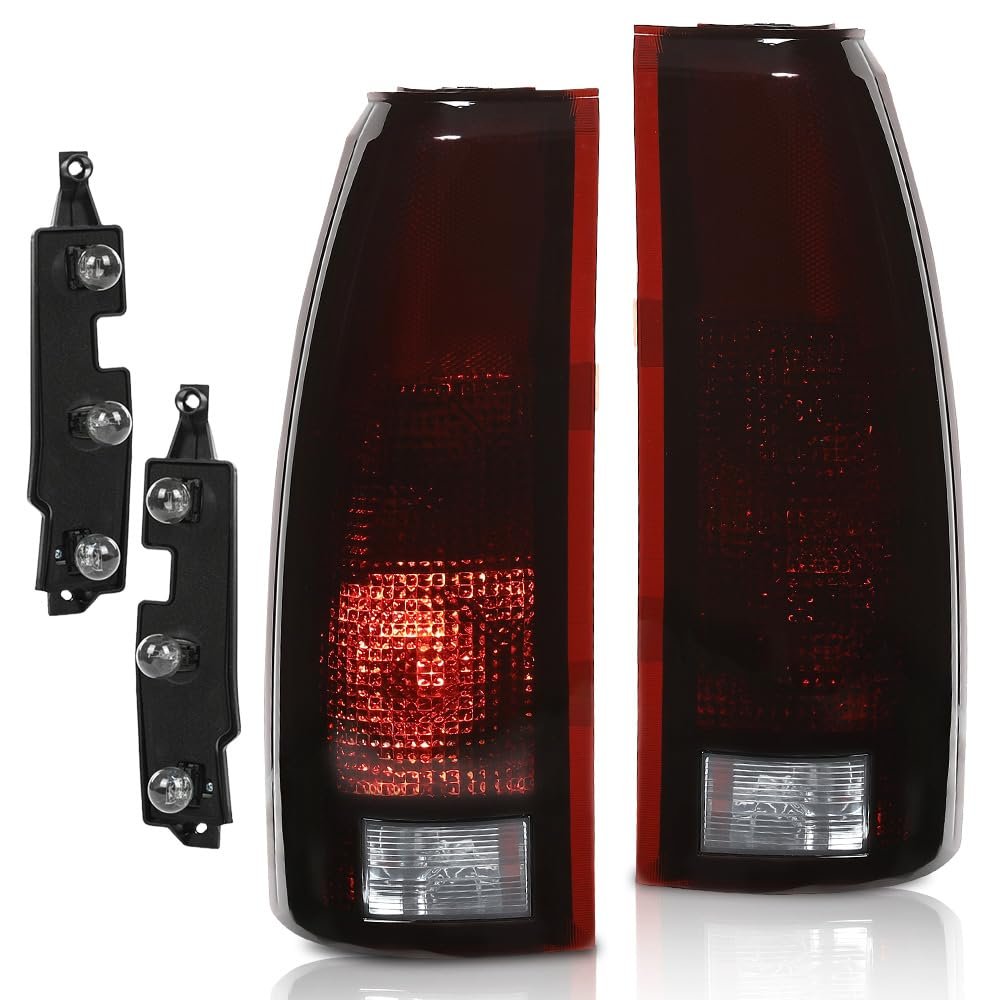 Tail Lights For Chevy Silverado Tahoe Sierra Connector Circuit 1988-1999 Rear Lamp Assembly Smoke Taillight Drive Passenger