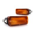 Turn Signal Light Pair For 1995 To 2000 Toyota Tacoma 2wd Base Dlx Sr5 Models Front Driver And Passenger Side Amber Lens With 