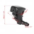 X Autohaux 2pcs 68260029aa 05182327aa Windshield Washer Nozzle Jet Spray Single Hole For Chrysler 300 2011-2018