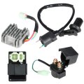 Electric Set Ignition Coil Cdi Relay Regulator Atv Replacement For 125 150cc Gy6 