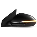 Hy1320232 Factory Style Driver Left Side Mirror Manual Folding Power Adjust Heated Glass Turn Signal Blind Spot Detection For 