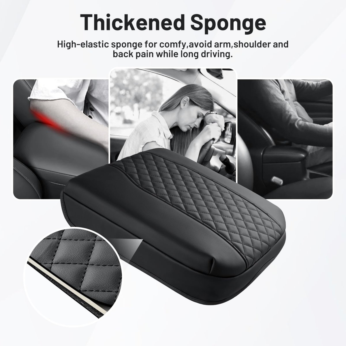 Center Console Armrest Cover For 2019 2026 Chevy Silverado Gmc Sierra And 2021 Tahoe Suburban Yukon Nappa Leather Middle Pad