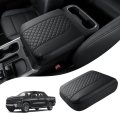 Center Console Cover For 2019-2025 2026 Chevy Silverado Gmc Sierra Accessories Armrest Cushion Nappa Leather Middle Covers Pad 
