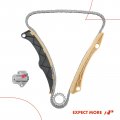 A-premium Engine Timing Chain Kit W Tensioner Fits Dohc 4cyl 1 6l Compatible With Hyundai Kia Vehicles Fits Accent 12-20