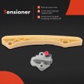 A-premium Engine Timing Chain Kit W Tensioner Fits Dohc 4cyl 1 6l Compatible With Hyundai Kia Vehicles Fits Accent 12-20