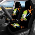 Foruidea Car Seat Cover Full Set Frog Covers For Auto Seats Protector Front And Rear Bench Fit Most Cars Suv Sedan Trucks