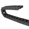 Uxcell Drag Chain Cable Carrier Open Type With End Connectors R55 25x38mm 1 Meter Plastic For Electrical Cnc Router Machines