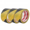 Aexit 50mm X Electrical Equipment 17m Pvc Striped Floor Boundary Marking Warning Tap Black Yellow 3pcs