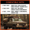 Ecotric Black Dashboard Cover Ac Vent Plate Compatible With 1981-1994 C10 Silverado Gmc Suv Blazer Suburban Jimmy Air
