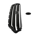 Munirater Front Upper Grille Bumper Grill Gloss Black Mesh With Frame Strip Replacement For 2017-2019 Escape Gj5z8200b