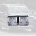 X Autohaux 2pcs 2049055402 Left And Right Window Glass Lift Switch Button Cover Trim For Mercedes-benz Gle500 2016-2019
