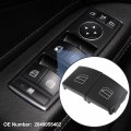 X Autohaux 2pcs 2049055402 Left And Right Window Glass Lift Switch Button Cover Trim For Mercedes-benz Gle500 2016-2019