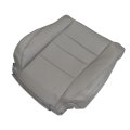 Passenger Side Top Lean Back Seat Cover Replacement Gray Leather For Honda Accord 2008 2009 2010 2011 2012 Custom Fit 