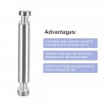 Uxcell 1 2 Dia X 2-7 8 12x74mm Double Head Standoff Screws Acrylic Glass Nails 8pcs