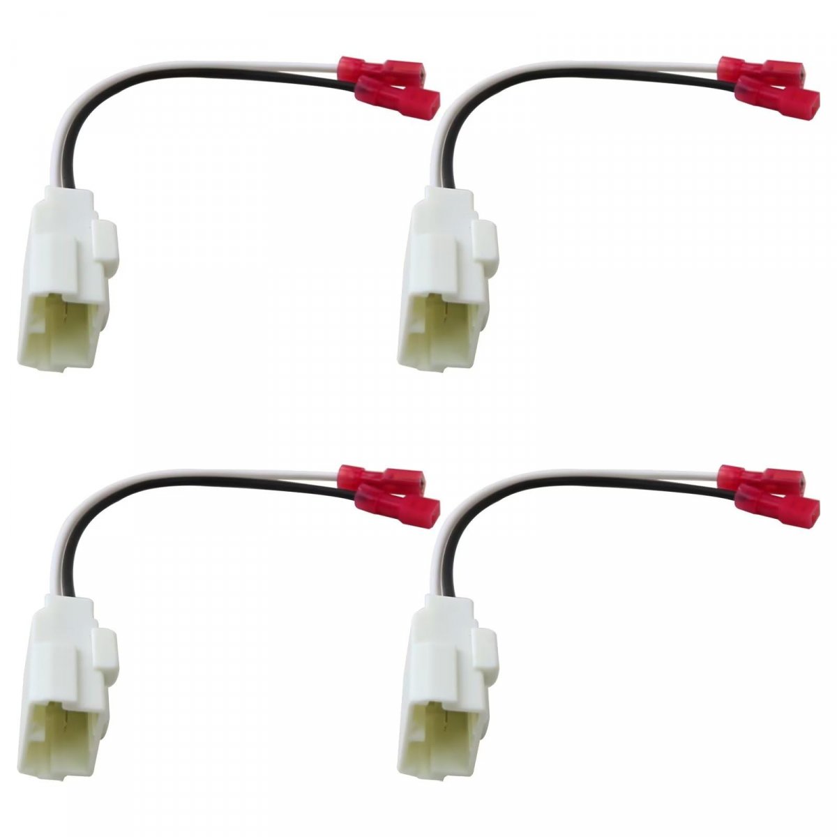 4pcs Front Rear Door Speaker Wire Harness Adapter Plug Connector Fit For 1998 Ram Laramie
