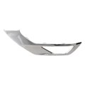 Front Driver Side Lower Bumper Molding For Mitsubishi Outlander 2022 2023 2024 Chrome Finish Replacement Mi1038133 And 6407a273 