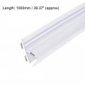 Uxcell Frameless Glass Shower Door Sweep Bottom Side Seal Strip H-type With 10mm Drip Rail 6mm X 1000mm Length