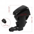 X Autohaux 2pcs Windshield Wiper Jet Nozzle For Dodge Nitro 2011-2007 55157319aa