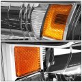 Auto Dynasty Chrome Housing Amber Corner Headlgiht Lamps Tool Kit For Ford F-150 15-17