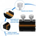 Zcargel Cable Luber Tool Universal Motorcycle Lubricator Double Clamps Aluminum Cable Lubrication For Motorbikes Atvs Dirtbike