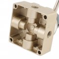 Uxcella Manual Pneumatic 3 Positions 4 Ports 1 4bsp Hv-02 Hand Operated Lever Air Valve
