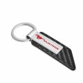 Ipick Image Compatible With Ford Mustang In Red Carbon Fiber Texture Black Pu Leather Strap Key Chain