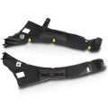 Front Bumper Mount Bracket Support Holder Pair For Jaguar Xj 2010-2019 C2d43335 C2c39520 C2d43333 C2d2819 Black 