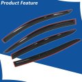 Window Visors Shade Sun Rain Wind Guards 4 Pieces Black Acrylic Replacement For Nissan Altima 2019-2023