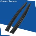 Window Visors Shade Sun Rain Wind Guards 4 Pieces Black Acrylic Replacement For Nissan Altima 2019-2023
