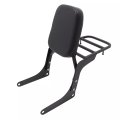 Backrest Sissy Bar With Luggage Rack Black Replacement For Rebel 250 Cmx250 Ca250 1985-2015 