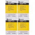 Niche Brake Pad Set For Suzuki Gsxr750 Sv650 Tl1000r Rf600r Katana V650s Bandit 600 Gs500f Rear Organic 4 Pack