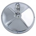 Trq 8 5 Round Convex Mirror Pair Stainless Steel Center Stud W Bracket
