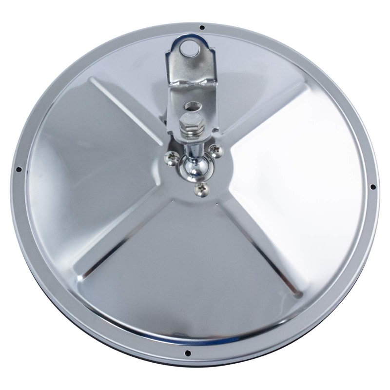 Trq 8 5 Round Convex Mirror Pair Stainless Steel Center Stud W Bracket