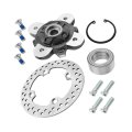 Front Wheel Hub And Brake Rotor Kit Replacement For Rze 570 800 900 Ace 