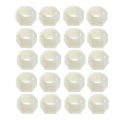 Nylon Hex Nut M12x1 5mm Metric Coarse Thread Hexagon Nuts 20 Pcs White 