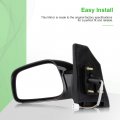 Power Door Mirror For 2003 2008 Toyota Corolla Driver Side Non Folding And Heated Polished Finish Abs Material Mount Front