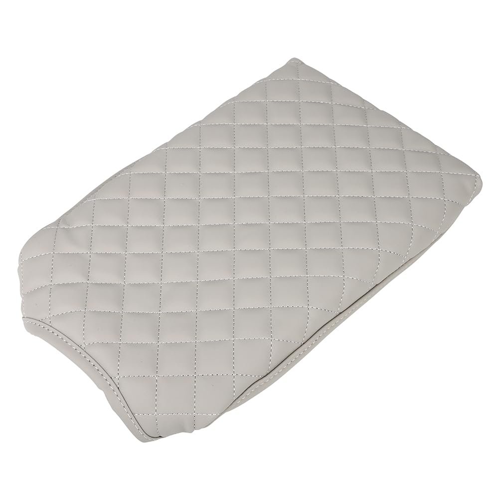 Center Console Cover Armrest Cushion For Kia Telluride 2020 2021 2022 2023 White Organizer Tray With Slip Pads Car Interior