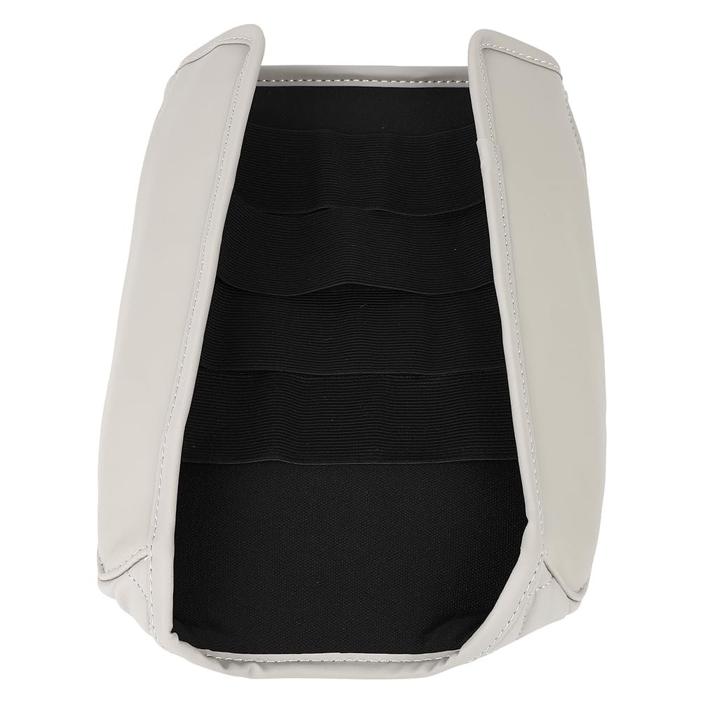 Center Console Cover Armrest Cushion For Kia Telluride 2020 2021 2022 2023 White Organizer Tray With Slip Pads Car Interior