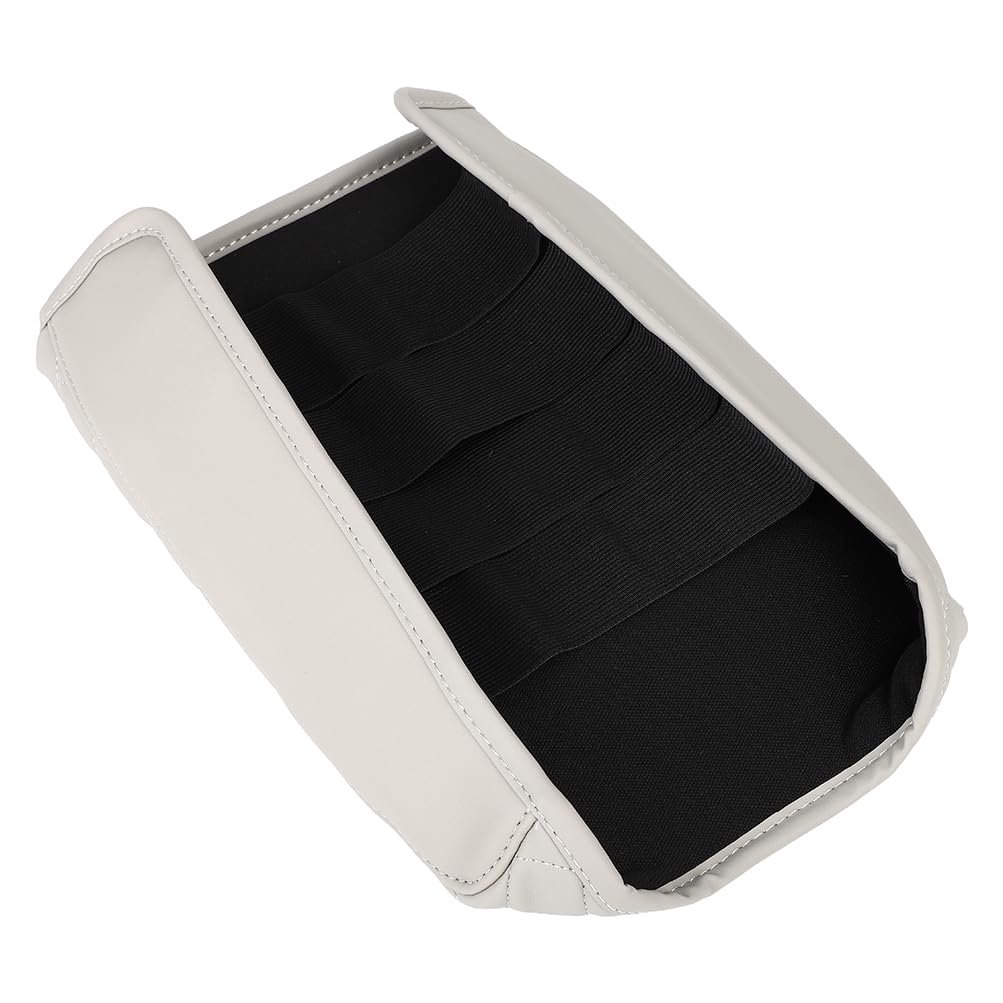 Center Console Cover Armrest Cushion For Kia Telluride 2020 2021 2022 2023 White Organizer Tray With Slip Pads Car Interior