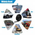 X Autohaux 5 16 Id 10ft Heat Shielded Fire Sleeve Silicone Coated Fiberglass Tape For Automotive Hose Lines Wires Electrical